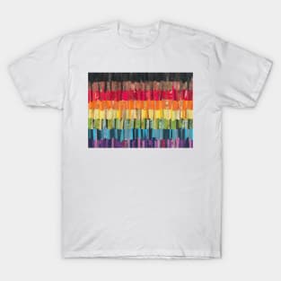 Philadelphia Gay Pride Flag Collage T-Shirt